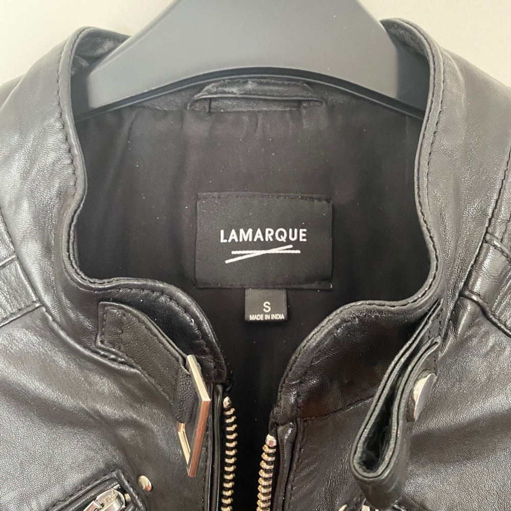 LAMARQUE leather jacket - Picture 3 of 9